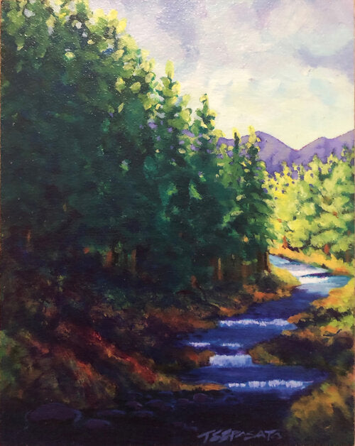Around the Bend - 8"x 10"