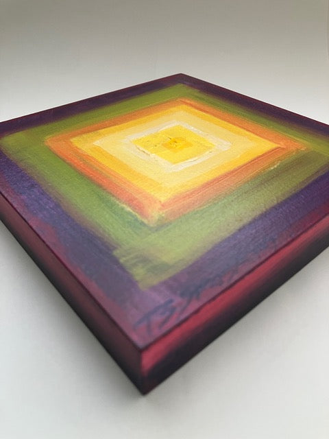 Portal 1 | 6" x 6" Acrylic Painting on Cradled Panel