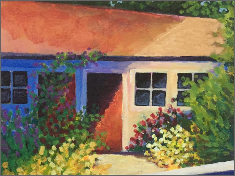 Island Cottage - 8"x 6"