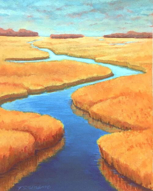 Marsh Gold - 8"x 10"