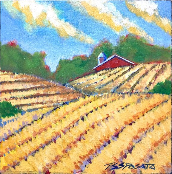 Stubble - 6"x 6"