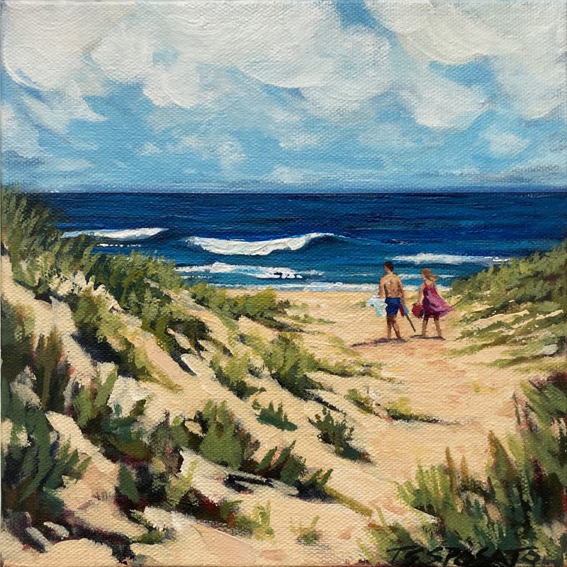 Terry's Beach - 8"x 8"