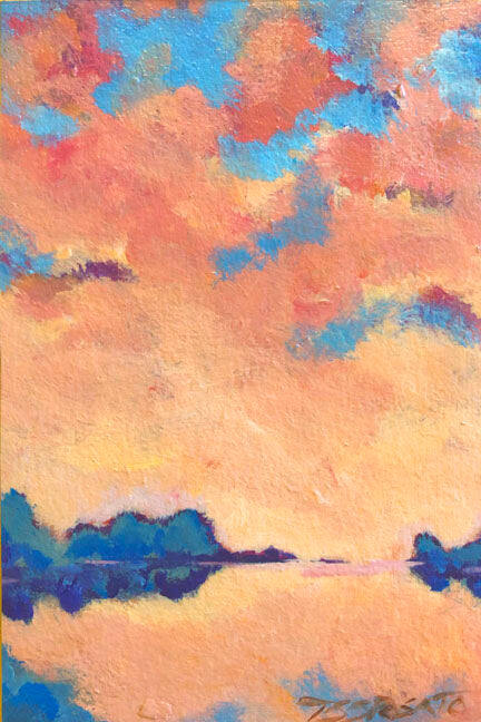 Vanishing Lake - 4"x 6"