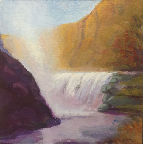 Autumn Falls - 8"x 8"