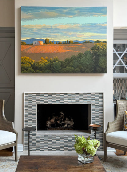 Tuscany, Italy | 64” x 50” - Acrylic on Canvas