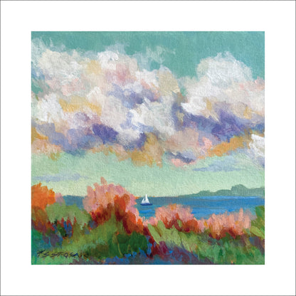 Good Day To Sail 12"x 12" Fine Art Giclée Print