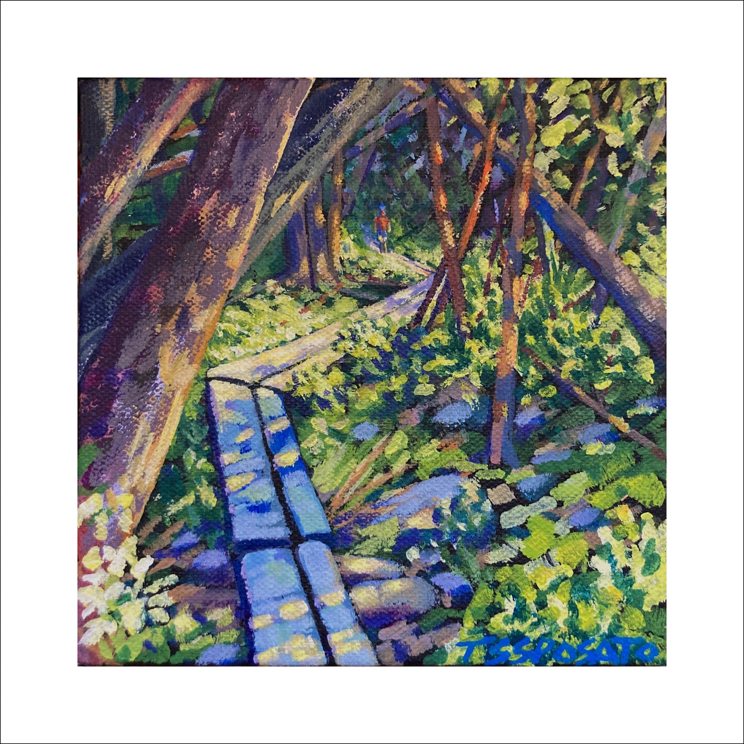 Baxter Walk 12"x 12" Fine Art Giclée Print