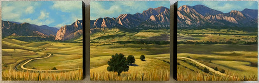 Eldorado Colorado Tryptic - Set of Three 8"x 8"