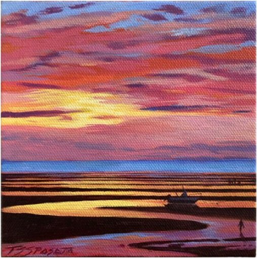 Cape Stripes - 6"x 6"