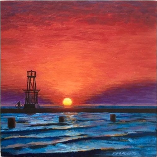 Set of 4: Water Four Ways - 6”x 6”