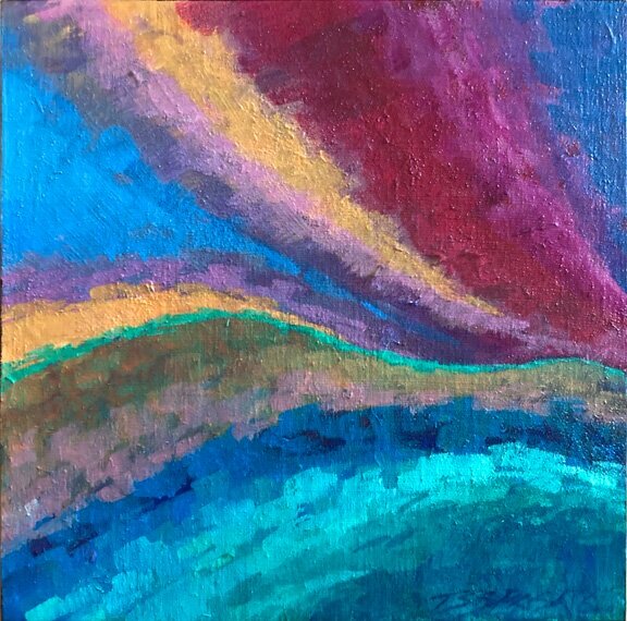 Dune Dawn - 6"x 6"