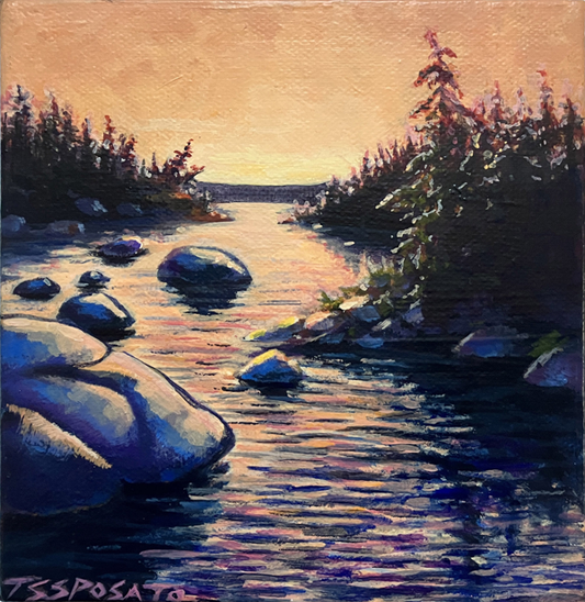 Fading Day (Pt 2) - 6”x 6”