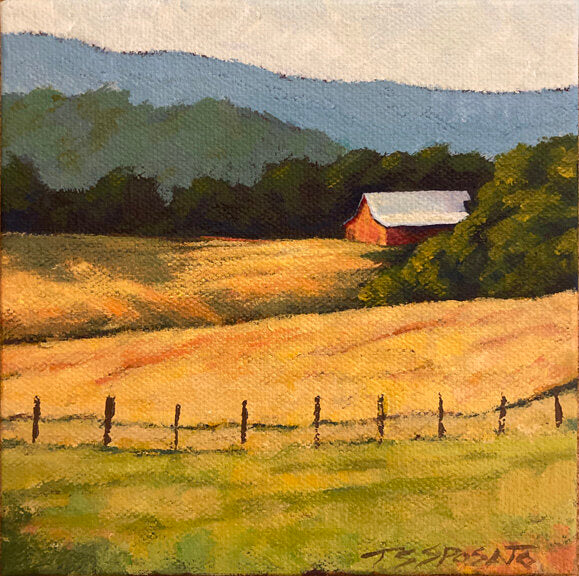 Ft. Lewis Barns - 6"x 6"