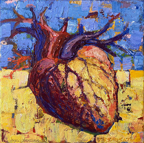 The Heart of Ukraine - 6" x 6"