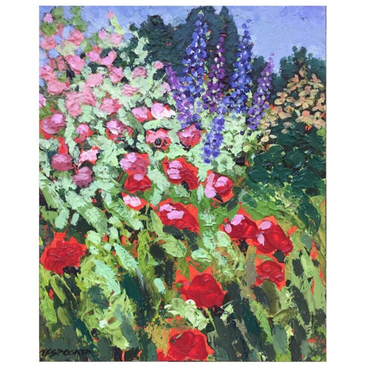 In the Garden - 8"- 10"