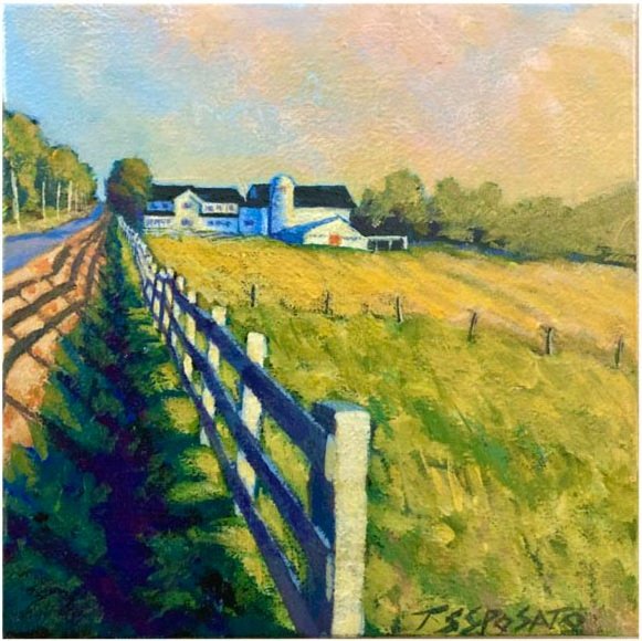 Martin Place Farm - 6"x 6"