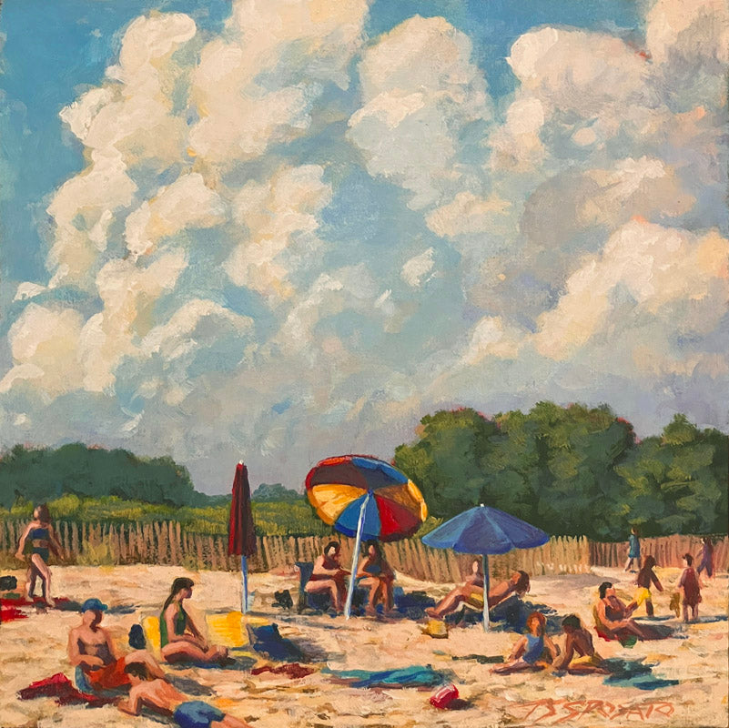 Scarborough Beach Day - 8”x 8”