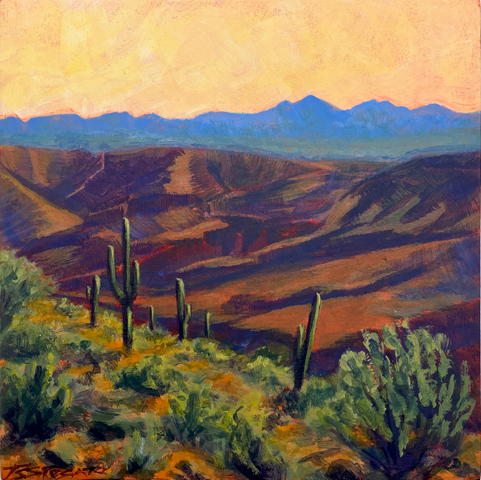 Sedona Sky - 6" x 6"