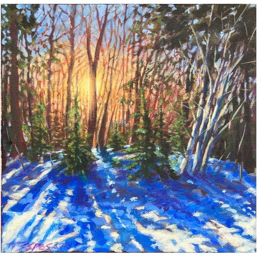 Sunrise Stained Glass - 8"x 8"