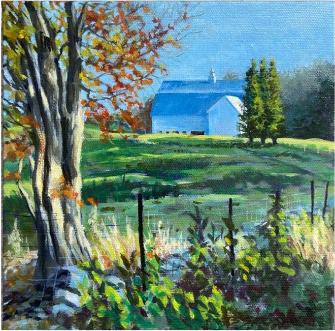 The Barn, Windham - 8"x 8"